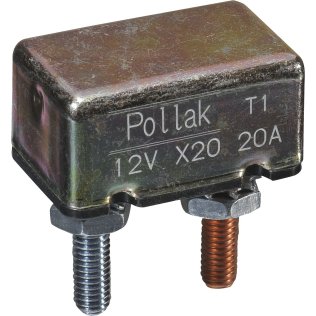  Post-Style Circuit Breaker without Bracket 20A 12V - 11146