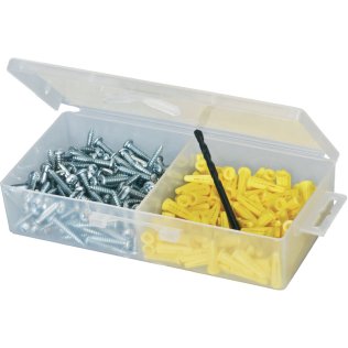  Conical Screw Anchor Kit Plastic 301Pcs - 94879