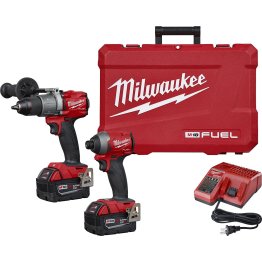 Milwaukee® M18™ FUEL™ 2-Tool Combo Kit: Hammer Drill/Impact - 1632683