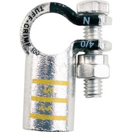 Tuff-Crimp® Right Elbow Battery Terminal 4/0 AWG Negative - 41424