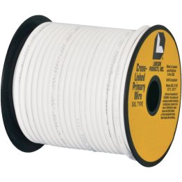  Cross Linked Primary Wire 16 AWG 100' White - 5543W