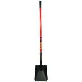 Union Tools 48" Square Point Shovel, Fiberglass Straight Handle - 1280186