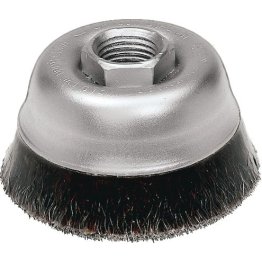 Regency® Steel Encapsulated Crimped Cup Brush 4" - 98189