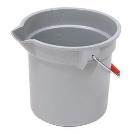 Rubbermaid® Commercial Commercial Round Bucket Gray 10Qt - 1327069