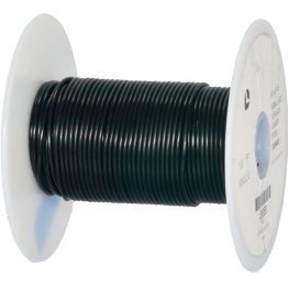  PVC Hook Up Wire 24 AWG 100' Black - 93655