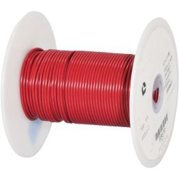  PVC Hook Up Wire 22 AWG 100' Red - 93668