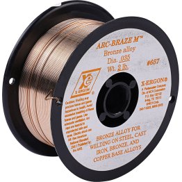  657 Premium Bronze Solid Mig Wire .035X30LB SPL - EG65770035