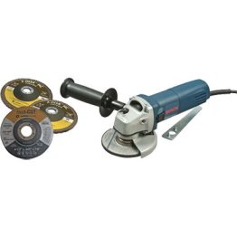  HC Ceramic Flap Disc and Fasttt-Cut Cut-Off Wheel with Right Angle Grinder - 1637327