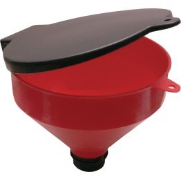 Funnel King® Drum Type Funnel with Hinged Lid 4Qt - 1432145