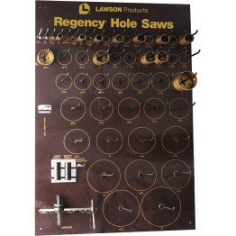 Regency® Hole Saw Starter Kit with Wall Rack 14Pcs - 1490076