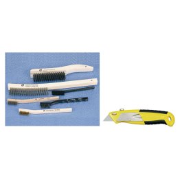  Scratch Brush Asst with Auto-Load Utlity Knife - 1635673