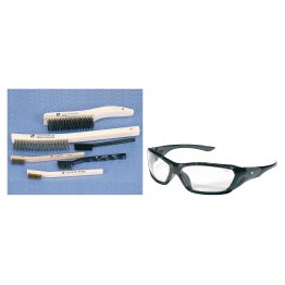  Scratch Brush Asst with Genesis Sfty Glasses - 1635669