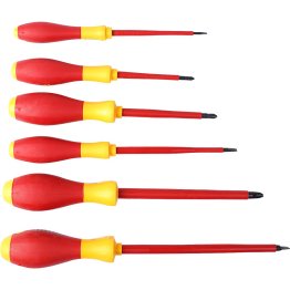  1000V Insulated Screwdriver Assortment, 6 Pc - DY89411039