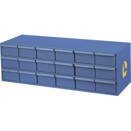  18 Compartment Steel Drawer - A18BL