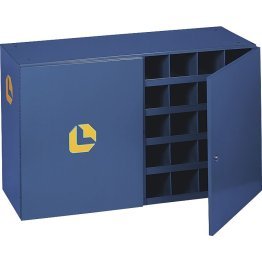  40 Compartment Storage Bin With Lockable Doors - A40LBL