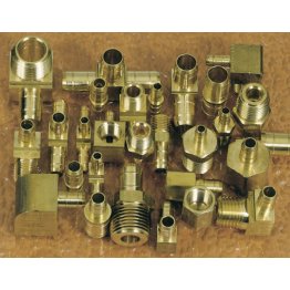  Brass Dubl-Barb Fittings Assortment Kit 107Pcs - LP460BL