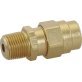  DOT Compression Connector Male Brass 3/8 x 3/8" - 1655
