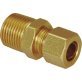  Compression Connector Brass 1/8-27 x 3/16" - 5065