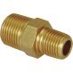  Pipe Hex Nipple Brass 1/4-18 x 1/4-18 - 5293