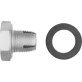  Drain Plug with Gasket 5/8-18 Oversized - 1566