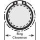  Retaining Ring External Bowed E-Type Steel 1-1/4" - 11364