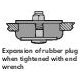  Rubber Expansion Plug 1-1/8" - 87155