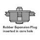  Rubber Expansion Plug 2-1/4" - 87164