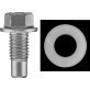  Metric Drain Plug with Gasket M12 x 1.75mm - P28591M01