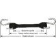  Tarp Strap Epdm Rubber with Hooks 24" Long - 99562