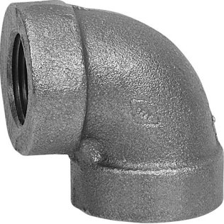  Pipe Elbow Malleable Iron 90° 1/4-18 x 1/4-18 - 22812