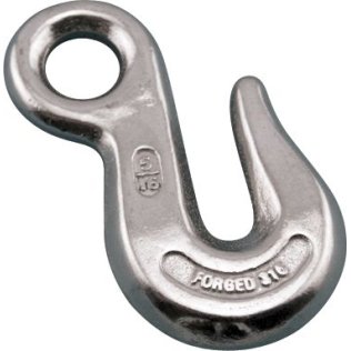  Eye Grab Hook, Stainless Steel, 3/8" - 1427585