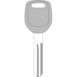  Plastic Head Key for Nissan/Infiniti (DA39P) - 1495414