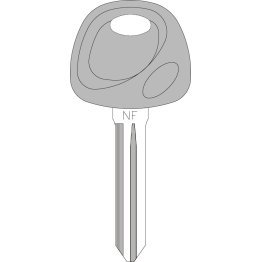  Metal Head Key for Hyundai (HY15) - 1495422