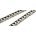 Roller Chain, Single Strand, Steel, Nickel Plated, Industry No. 35 - 1443491