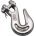 Clevis Grab Hook, Stainless Steel, 3/8" - 1427577