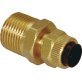  Poly-Tite Connector Brass 1/4-18 x 1/4" - 84351